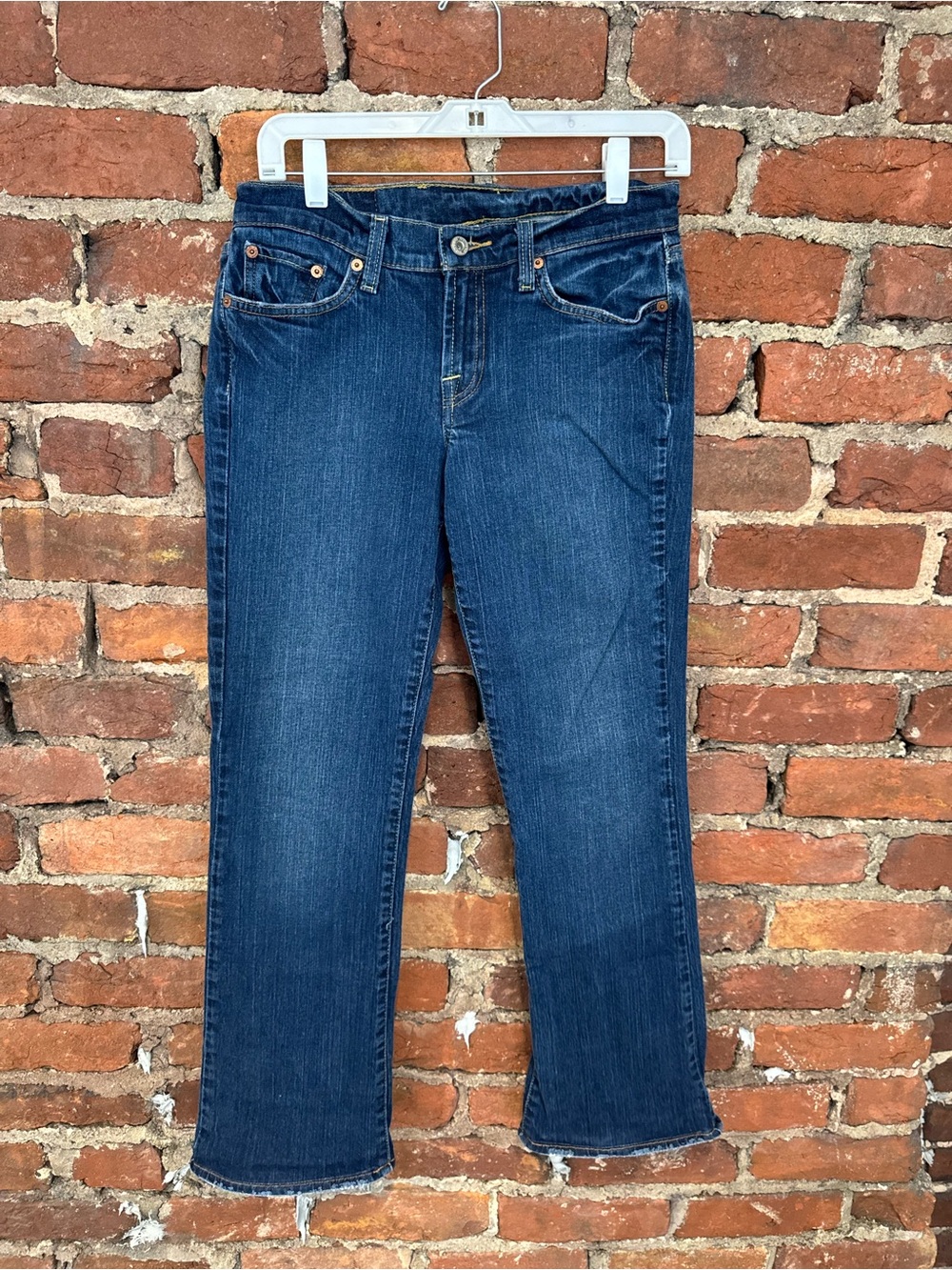 Lucky Brand Women's Dark Blue Sweet N’ Low Regular Length Jeans (99% Cotton)